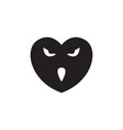 annoying love owl logo symbol icon graphic design vector image