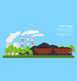 coal energy banner vector image