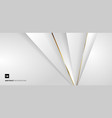 abstract banner web template white and gray vector image vector image