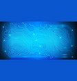 circuit board on blue sci fi abstract design vector image