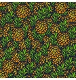 pineapple seamless background vector image
