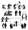 director making filming movie production actor vector image