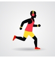 running man vector image vector image