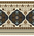 paisley seamless pattern ornamental border vector image vector image