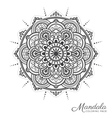tibetan mandala decorative ornament design vector image