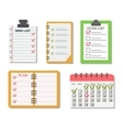 sticker notes vector image