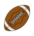 american football sport balloon icon vector image vector image