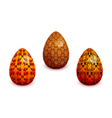 easter eggs vector image