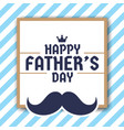 happy fathers day greeting card background vector image vector image