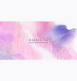 purple rose and lavender liquid marble background vector image vector image
