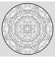 coloring book page for adults - zendala joy vector image