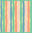 vertical lines seamless pink coral yellow green vector image vector image