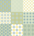 pattern set vector image vector image