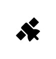 satellite icon vector image vector image