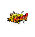 super hero pop art comics half tone bubble icon vector image