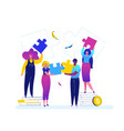teambuilding - modern flat design style colorful vector image