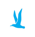 albatross bird icon design template isolated vector image