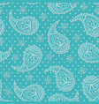 bright pattern with paisley vector image vector image