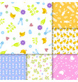 easter seamless pattern retro vintage design party vector image vector image