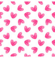 heart hand drawn seamless pattern vector image