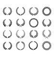 laurel wreaths vector image