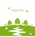 nature background vector image vector image
