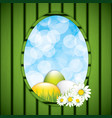 easter background vector image vector image