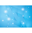 star background with blue abstractions vector image