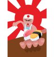 sushi vector image