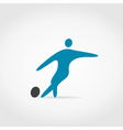 football player vector image vector image