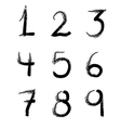 numbers design over white background vector image