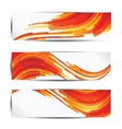 set of abstract colorful web headers and cards vector image