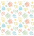 summer floral seamless pattern vector image vector image