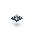architecture history ruins isometric flat icon vector image