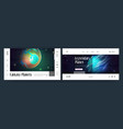 fantasy planets in space cartoon landing pages vector image