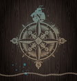 vintage compass rose vector image vector image