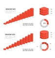 chart template vector image