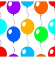 colorful bright balloons flat style seamless vector image