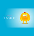 cute chicken vector image