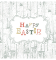 vintage easter card vector image vector image