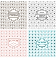 monogram template vector image vector image