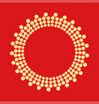 abstract dotted shape design element vector image