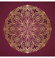 ornamental round lace vector image vector image