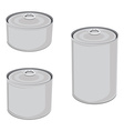 canned food set vector image