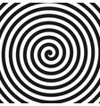 concentric lines spiral volute hypnosis circular vector image