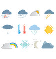 Set weather icons Royalty Free Vector Image - VectorStock