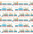 beautiful seamless baby pattern with cute vector image vector image