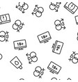 porno film industry seamless pattern vector image