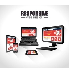 Responsive web design Royalty Free Vector Image
