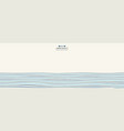 extra wide of color level blue stripe line vector image